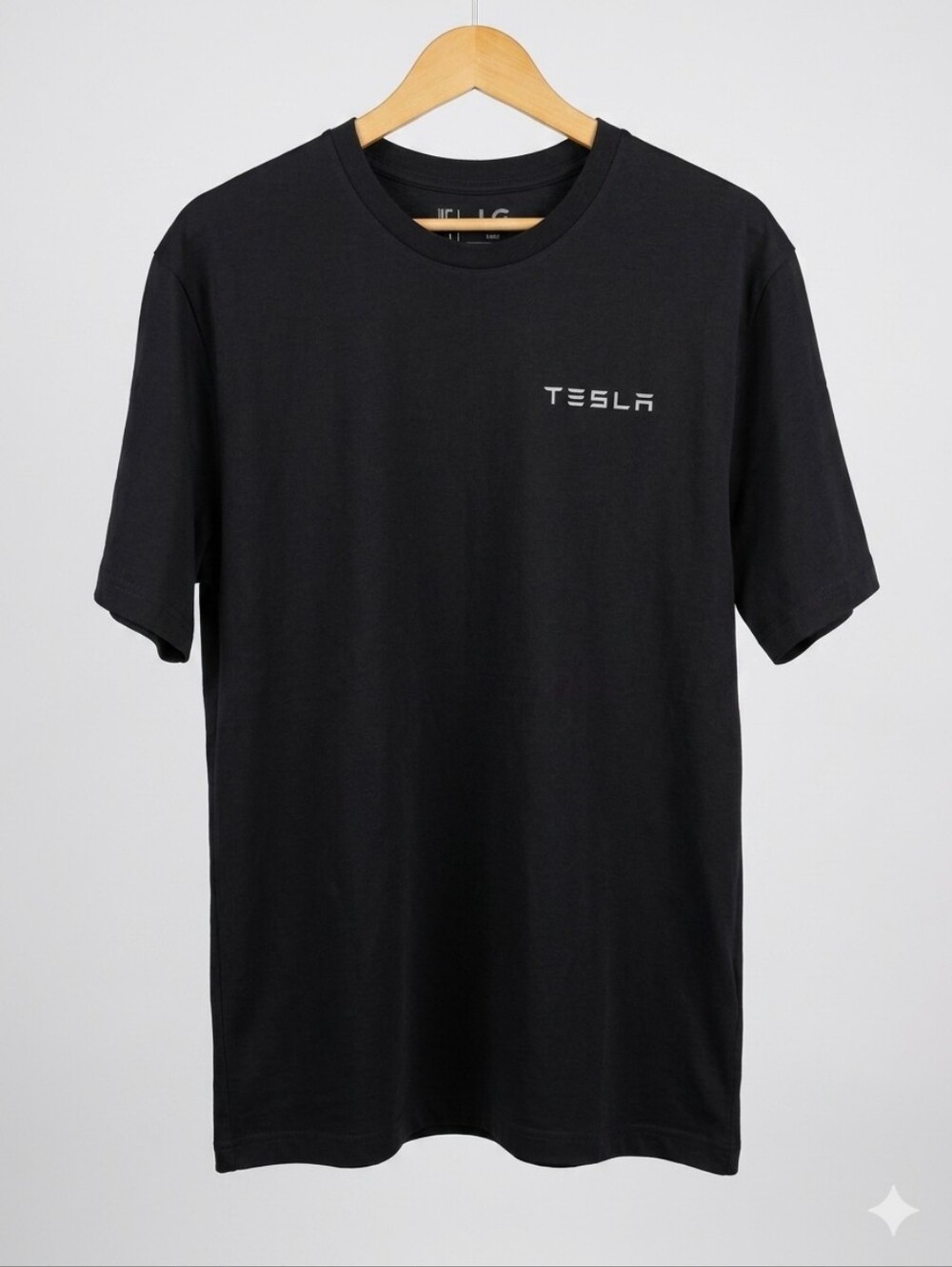 Tesla Navy Blue Short Sleeve Logo Tee